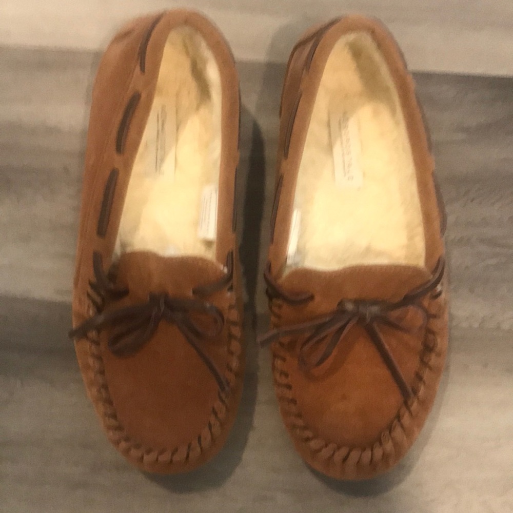 Aeropostale tan moccasins.